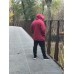 Худі Oversize бордовий Hi Mate